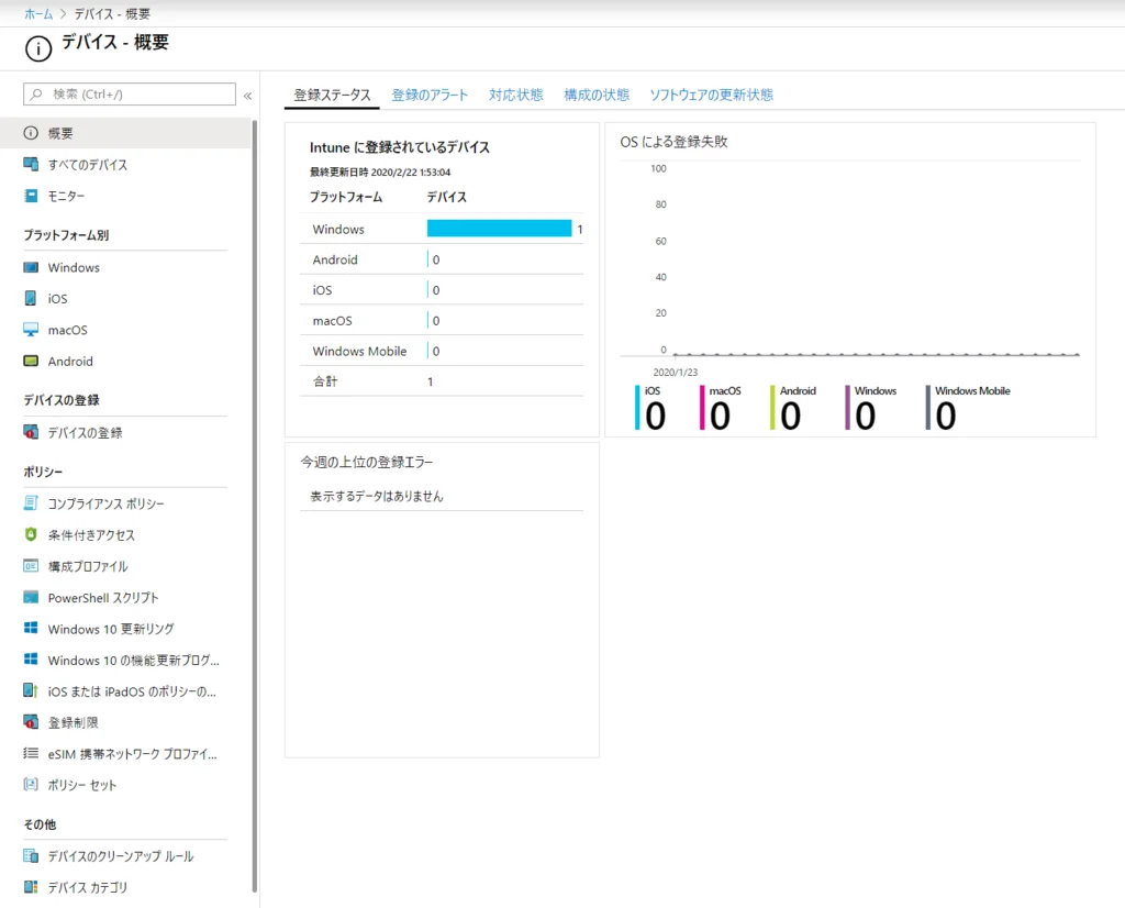 Intune でグループ ポリシー設定を構成する | 自宅ラック